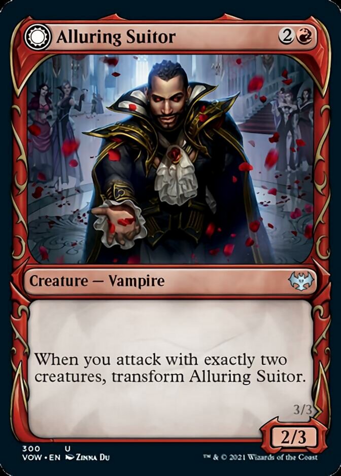 Alluring Suitor // Deadly Dancer (Showcase Fang Frame) [Innistrad: Crimson Vow] | Gamers Paradise