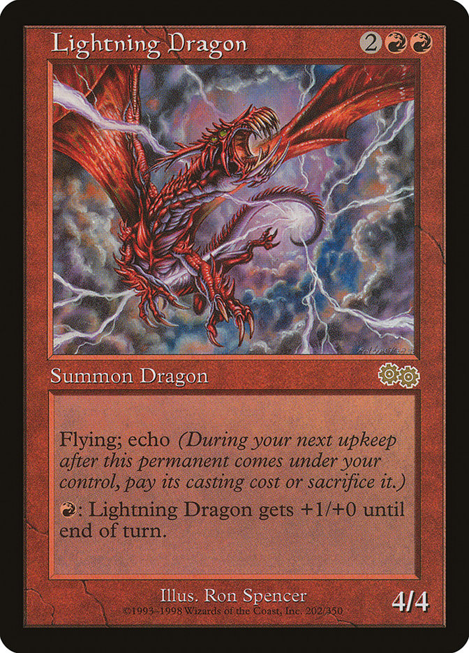 Lightning Dragon [Urza's Saga] | Gamers Paradise