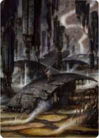 Grimclimb Pathway Art Card [Zendikar Rising Art Series] | Gamers Paradise