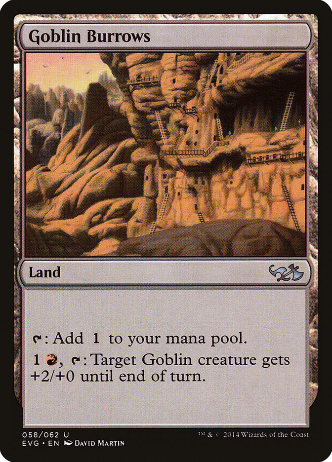 Goblin Burrows (Elves vs. Goblins) [Duel Decks Anthology] | Gamers Paradise