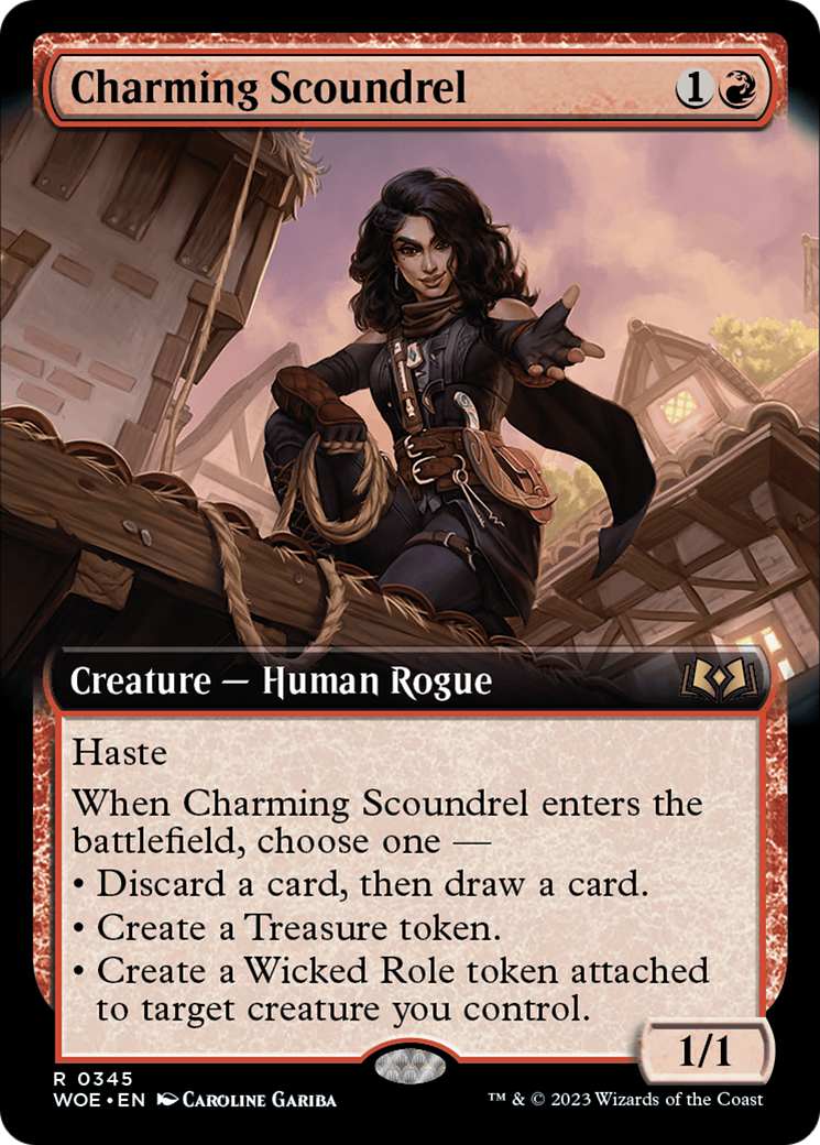 Charming Scoundrel (Extended Art) [Wilds of Eldraine] | Gamers Paradise