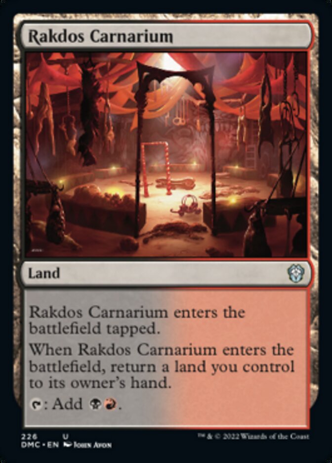 Rakdos Carnarium [Dominaria United Commander] | Gamers Paradise