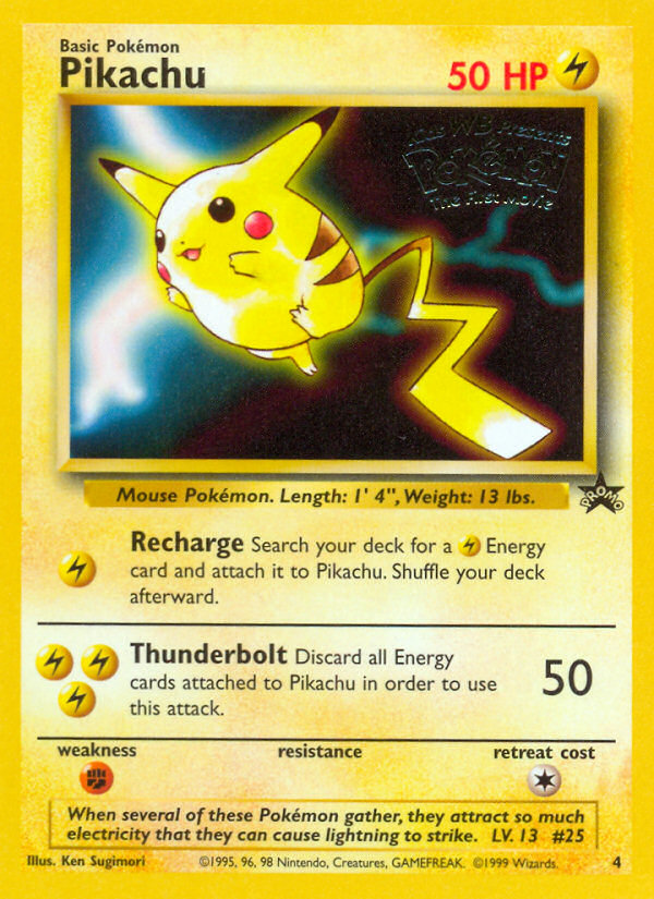 Pikachu (4) [Wizards of the Coast: Black Star Promos] | Gamers Paradise
