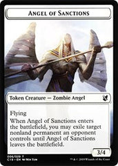 Angel of Sanctions // Horror Double-Sided Token [Commander 2019 Tokens] | Gamers Paradise