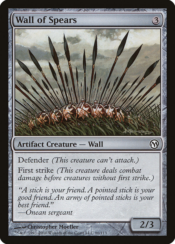 Wall of Spears [Duels of the Planeswalkers] | Gamers Paradise