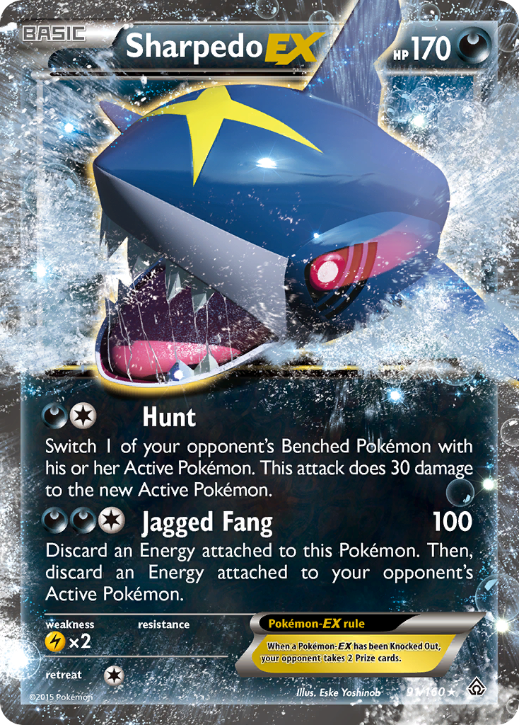 Sharpedo EX (91/160) [XY: Primal Clash] | Gamers Paradise