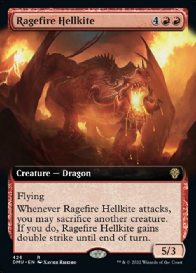 Ragefire Hellkite (Extended Art) [Dominaria United] | Gamers Paradise