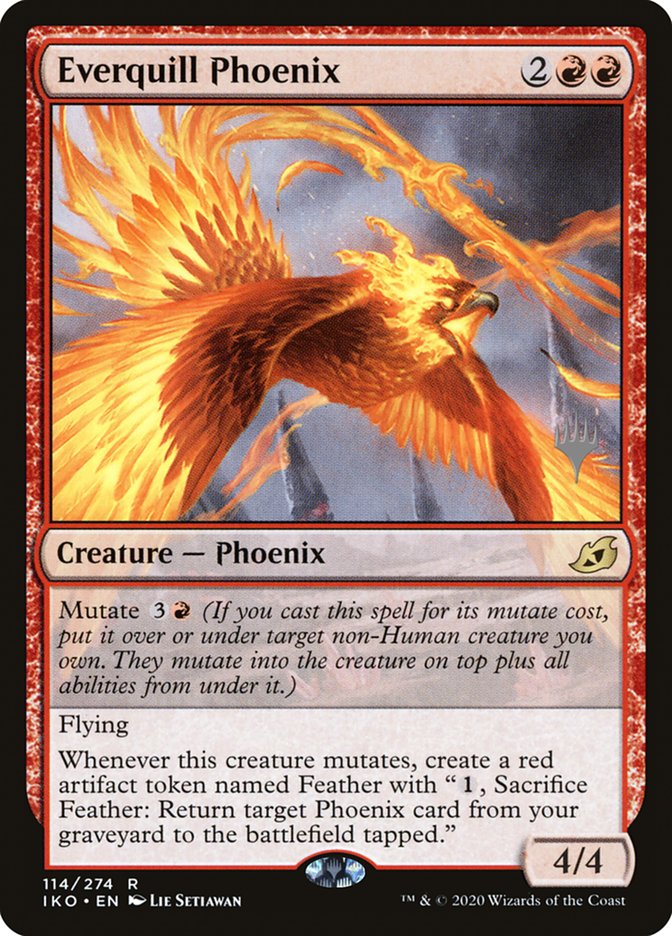 Everquill Phoenix (Promo Pack) [Ikoria: Lair of Behemoths Promos] | Gamers Paradise