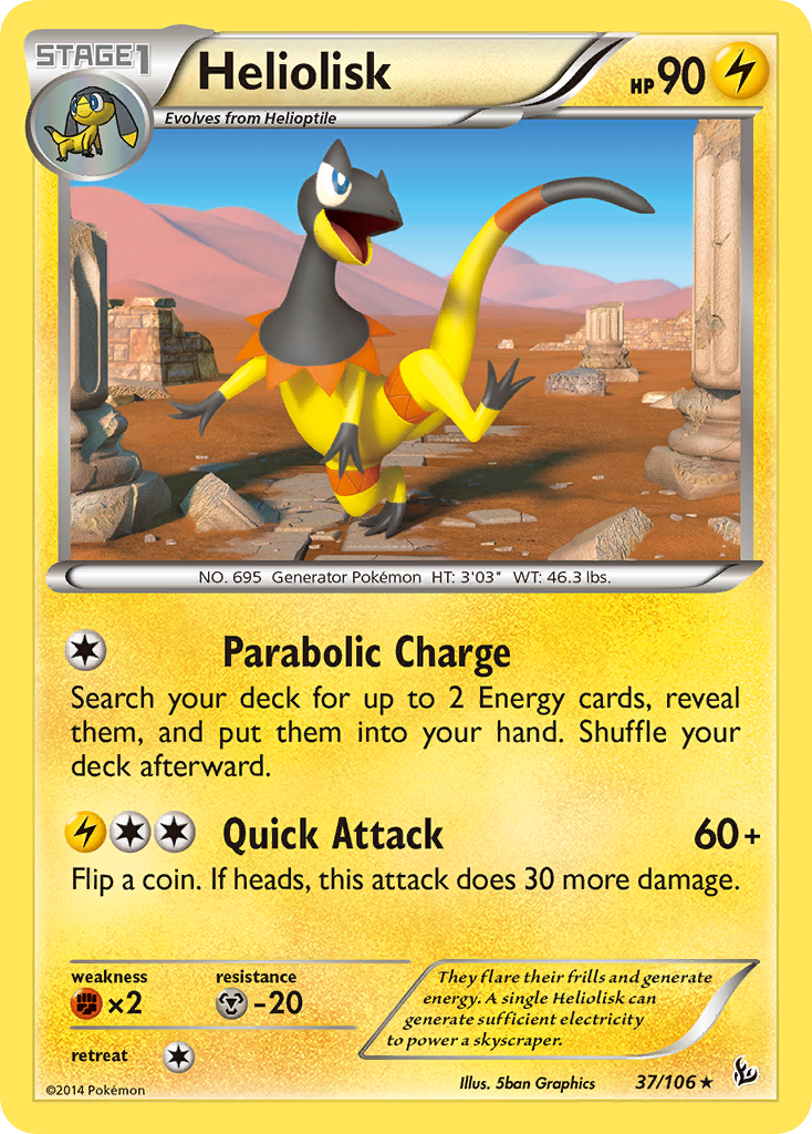 Heliolisk (37/106) [XY: Flashfire] | Gamers Paradise