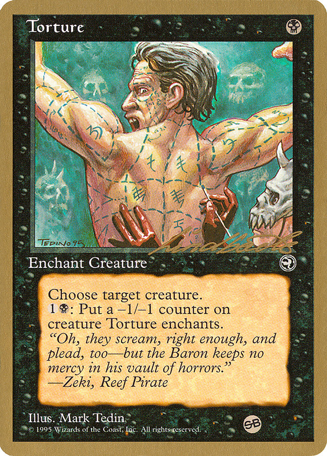 Torture (Leon Lindback) (SB) [Pro Tour Collector Set] | Gamers Paradise
