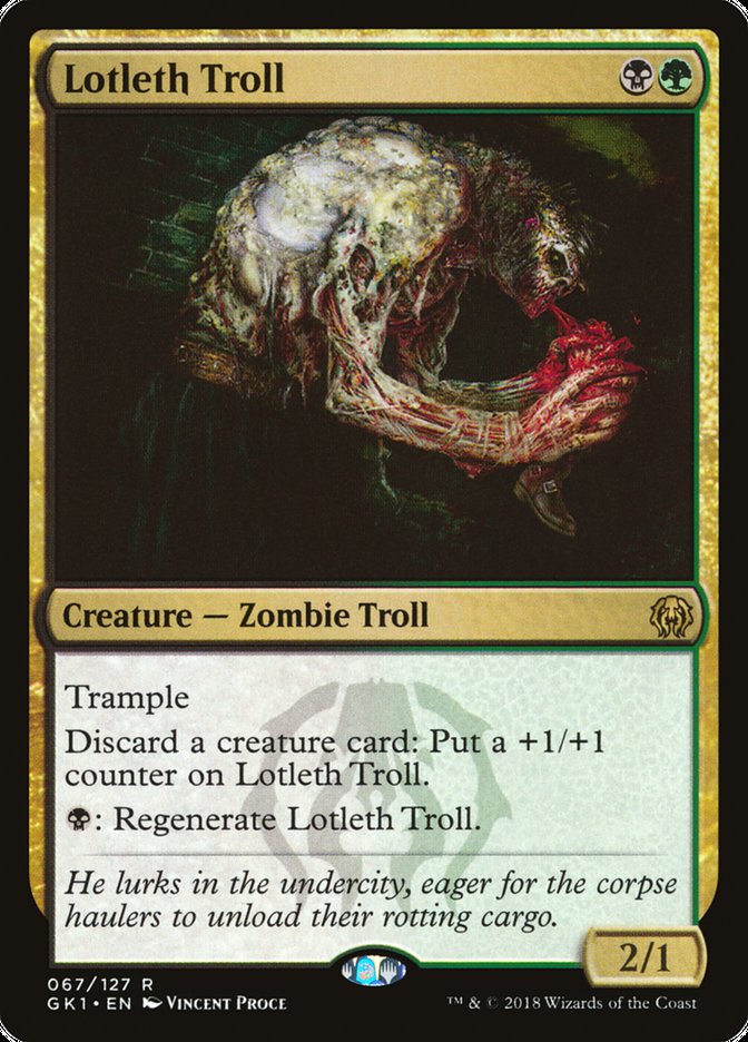 Lotleth Troll [Guilds of Ravnica Guild Kit] | Gamers Paradise