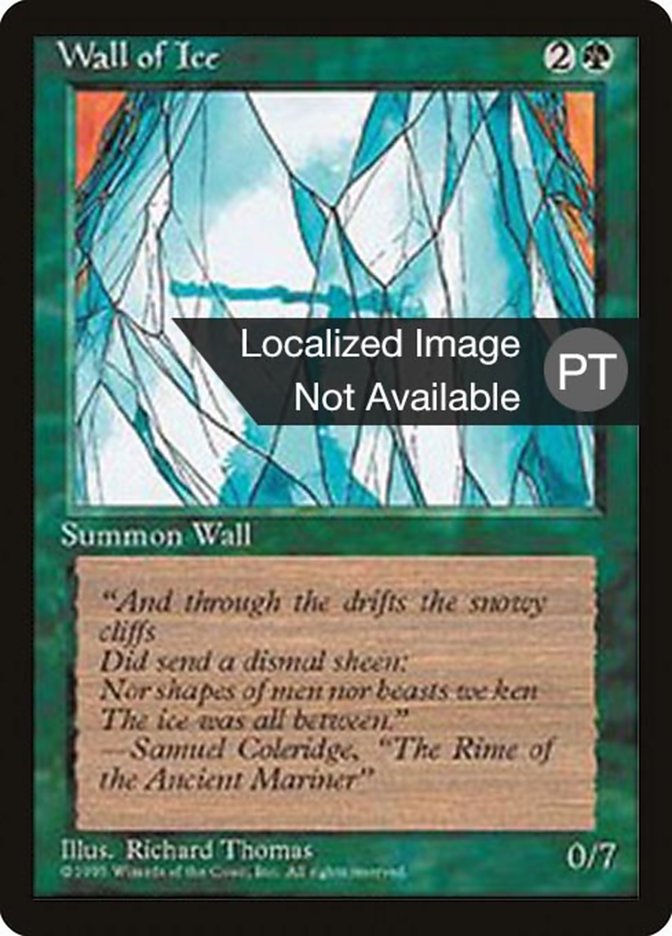 Wall of Ice [Fourth Edition (Foreign Black Border)] | Gamers Paradise
