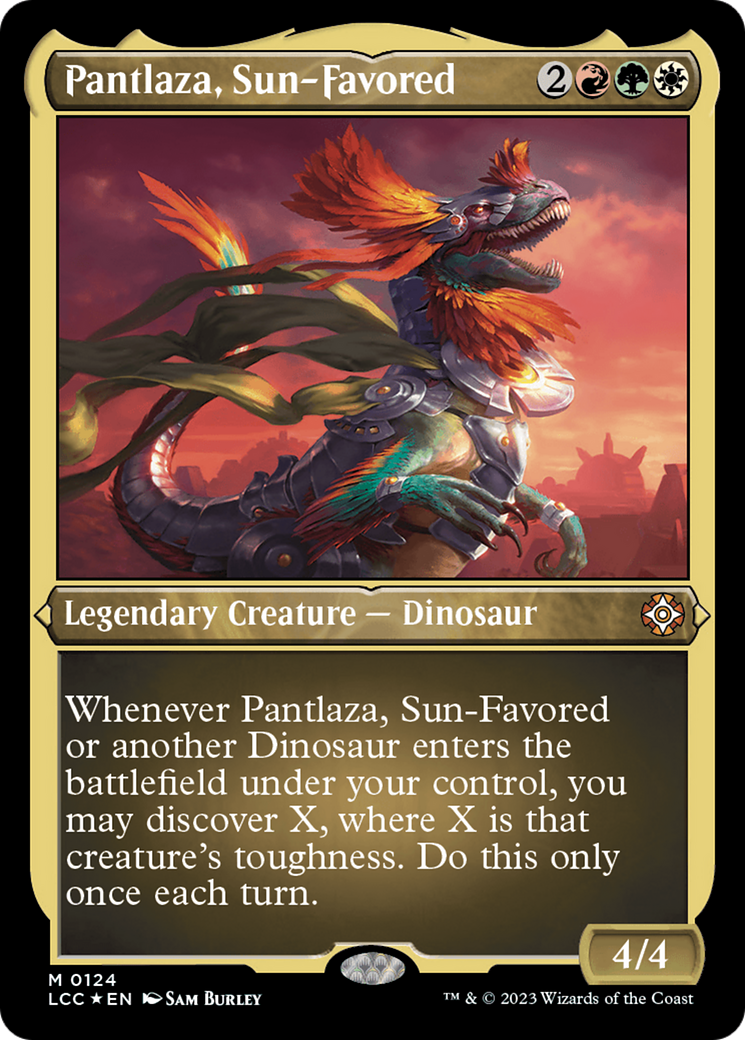 Pantlaza, Sun-Favored (Display Commander) [The Lost Caverns of Ixalan Commander] | Gamers Paradise