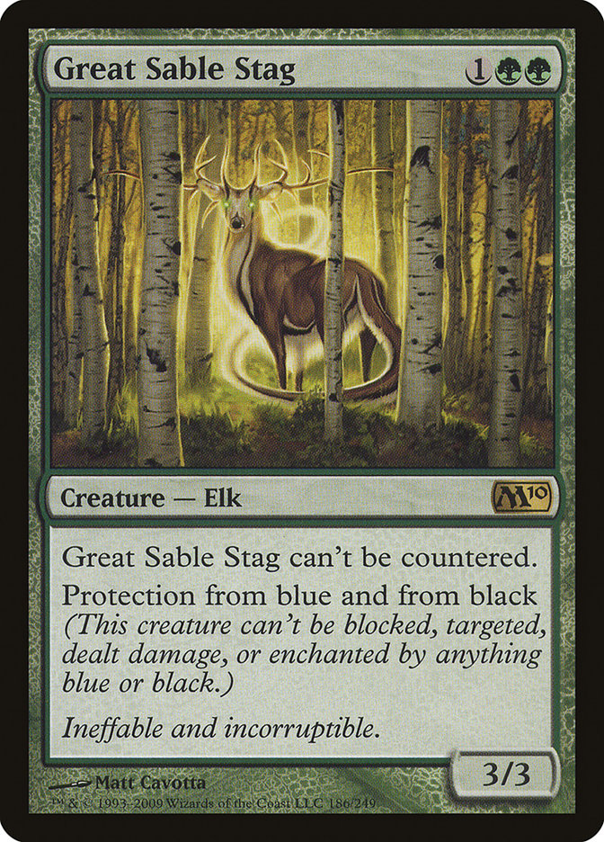 Great Sable Stag [Magic 2010] | Gamers Paradise
