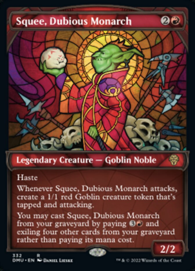 Squee, Dubious Monarch (Showcase Textured) [Dominaria United] | Gamers Paradise