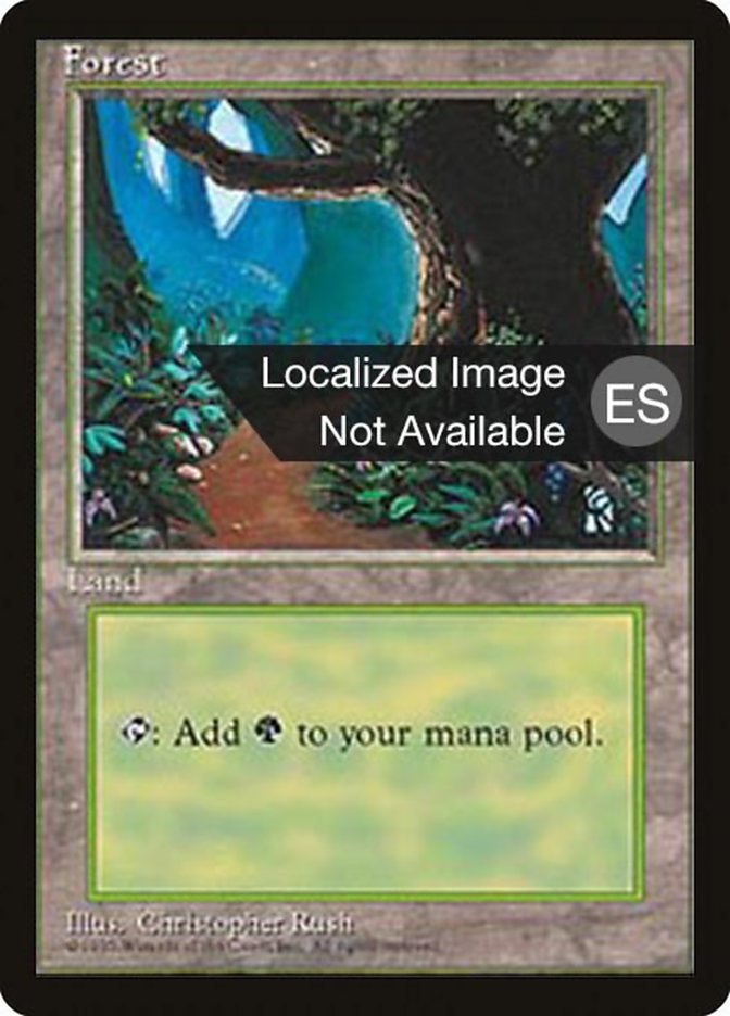 Forest (B) [Fourth Edition (Foreign Black Border)] | Gamers Paradise