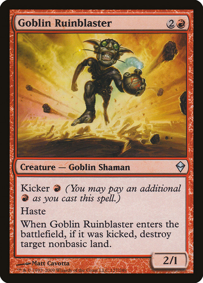 Goblin Ruinblaster [Zendikar] | Gamers Paradise