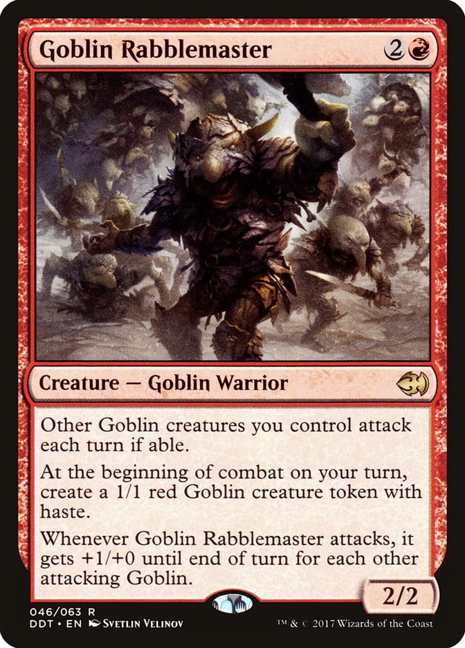 Goblin Rabblemaster [Duel Decks: Merfolk vs. Goblins] | Gamers Paradise