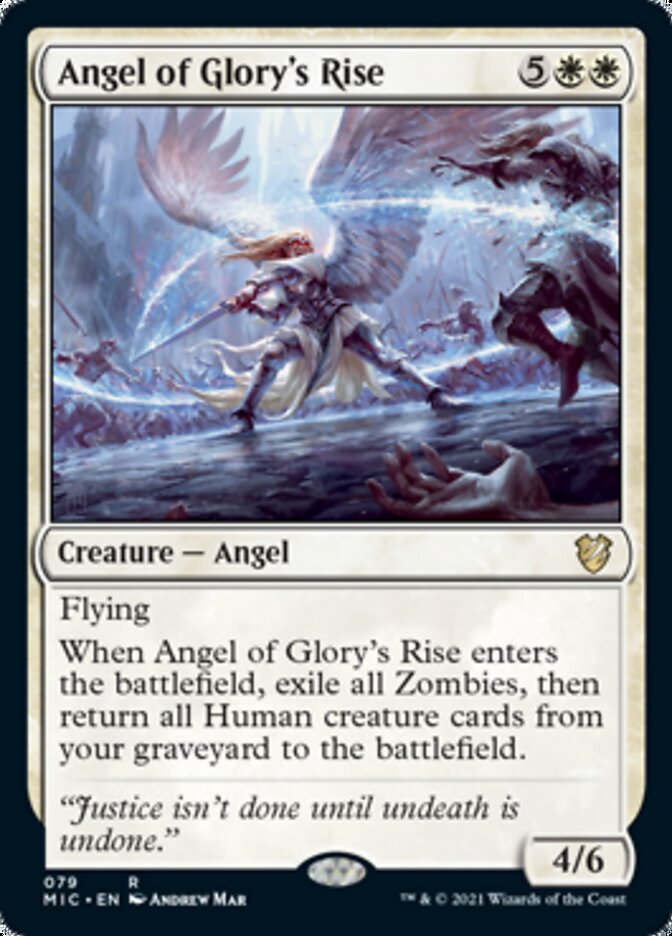 Angel of Glory's Rise [Innistrad: Midnight Hunt Commander] | Gamers Paradise