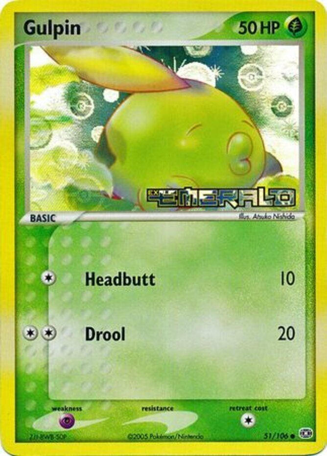 Gulpin (51/106) (Stamped) [EX: Emerald] | Gamers Paradise