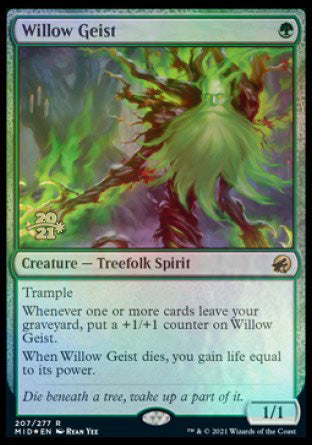 Willow Geist [Innistrad: Midnight Hunt Prerelease Promos] | Gamers Paradise