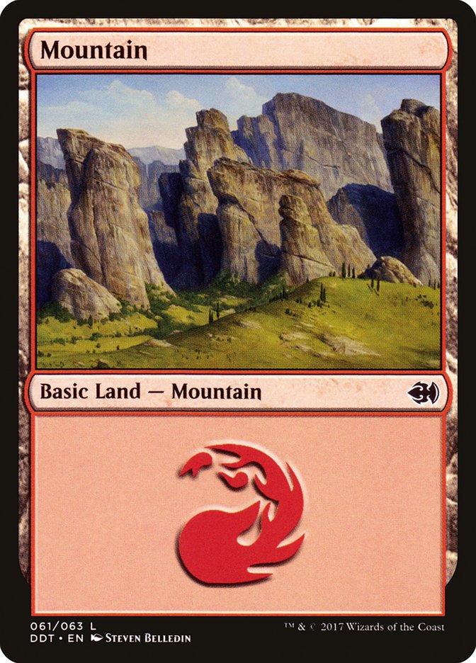Mountain (61) [Duel Decks: Merfolk vs. Goblins] | Gamers Paradise
