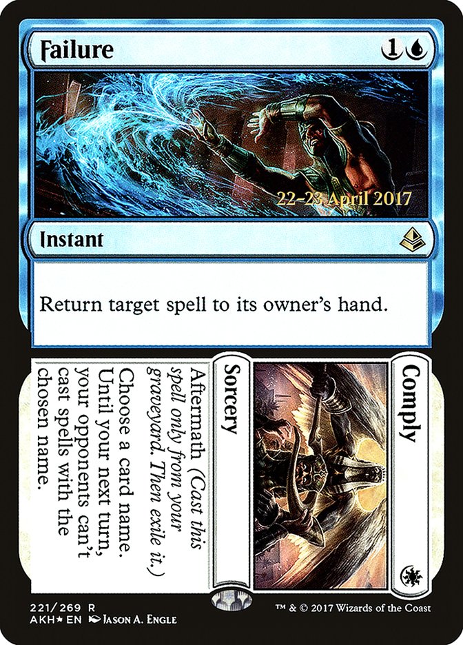 Failure // Comply [Amonkhet Prerelease Promos] | Gamers Paradise