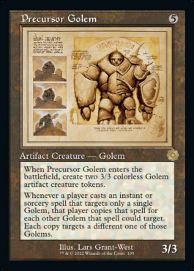 Precursor Golem (Retro Schematic) [The Brothers' War Retro Artifacts] | Gamers Paradise