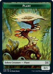 Plant // Saproling Double-Sided Token [Double Masters Tokens] | Gamers Paradise