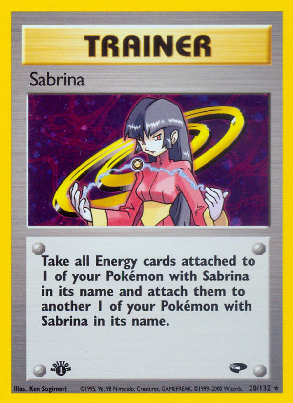 Sabrina (20/132) [Gym Challenge 1st Edition] | Gamers Paradise