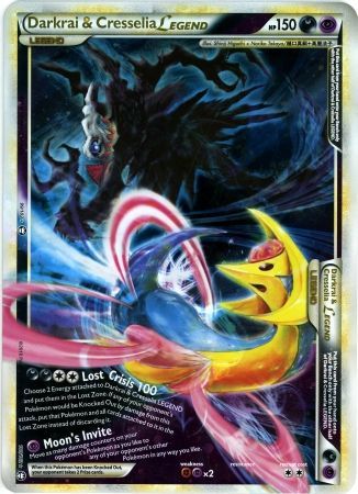 Darkrai & Cresselia LEGEND (99/102) (Jumbo Card) [HeartGold & SoulSilver: Triumphant] | Gamers Paradise