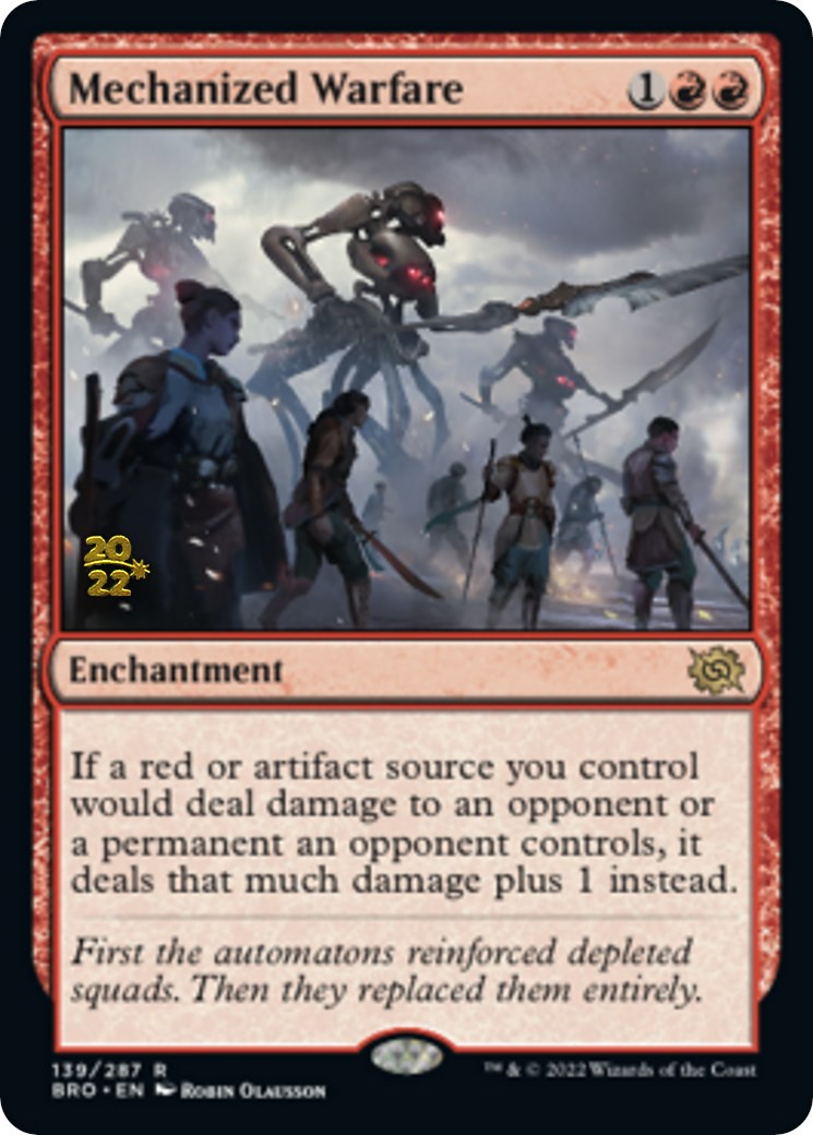 Mechanized Warfare [The Brothers' War Prerelease Promos] | Gamers Paradise