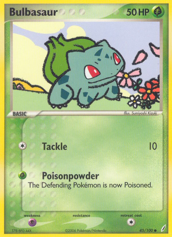 Bulbasaur (45/100) [EX: Crystal Guardians] | Gamers Paradise