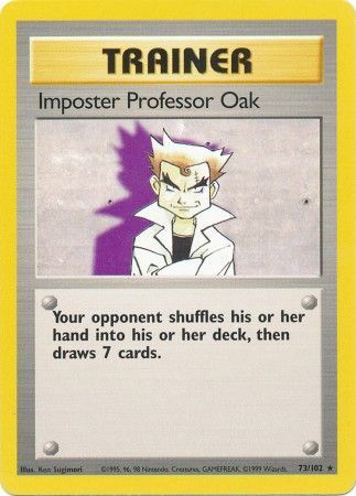 Imposter Professor Oak (73/102) [Base Set Unlimited] | Gamers Paradise