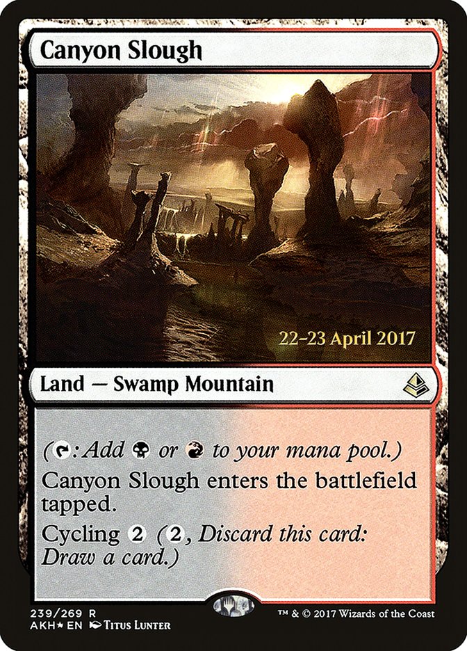 Canyon Slough [Amonkhet Prerelease Promos] | Gamers Paradise