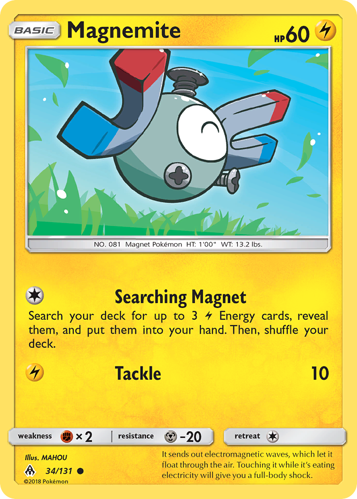 Magnemite (34/131) [Sun & Moon: Forbidden Light] | Gamers Paradise