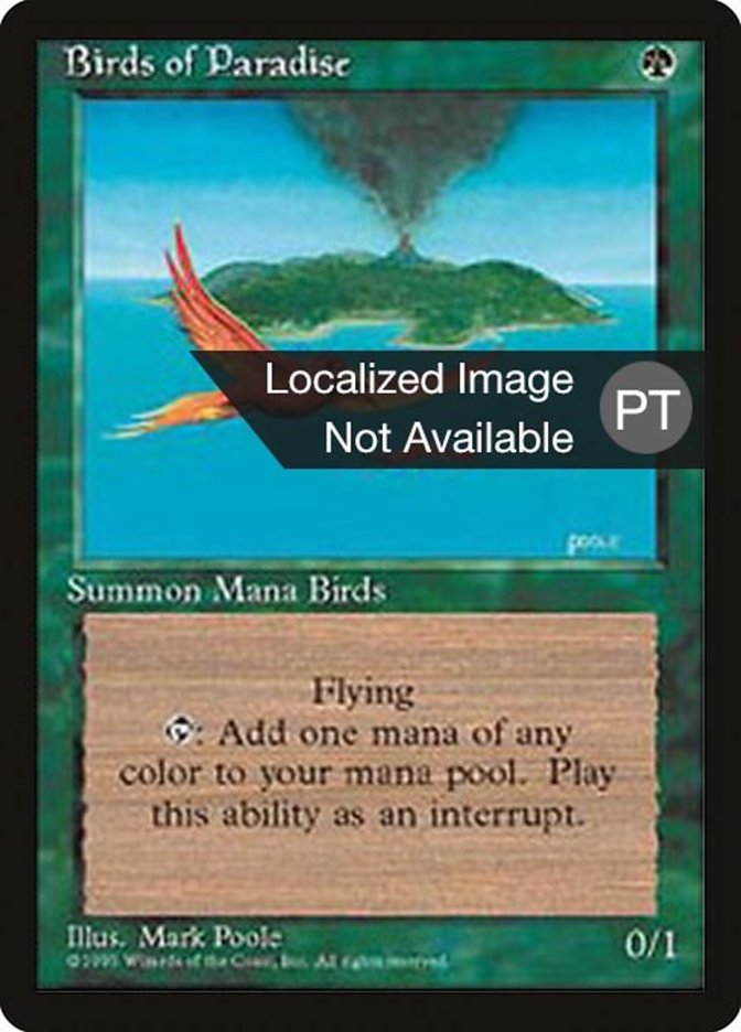 Birds of Paradise [Fourth Edition (Foreign Black Border)] | Gamers Paradise
