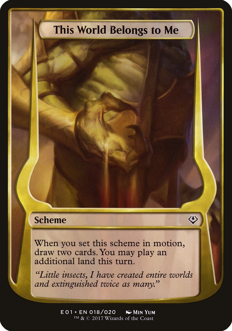 This World Belongs to Me (Schemes) [Archenemy: Nicol Bolas Schemes] | Gamers Paradise