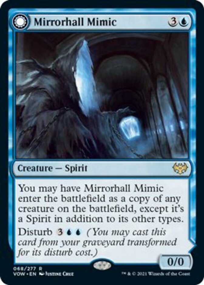 Mirrorhall Mimic // Ghastly Mimicry [Innistrad: Crimson Vow] | Gamers Paradise