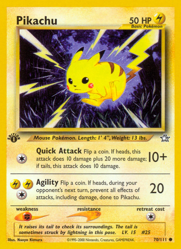 Pikachu (70/111) [Neo Genesis 1st Edition] | Gamers Paradise