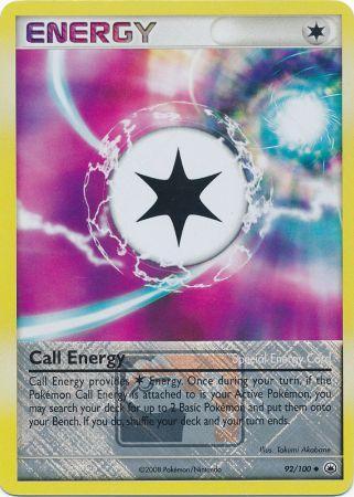 Call Energy (92/100) (League Promo) [Diamond & Pearl: Majestic Dawn] | Gamers Paradise