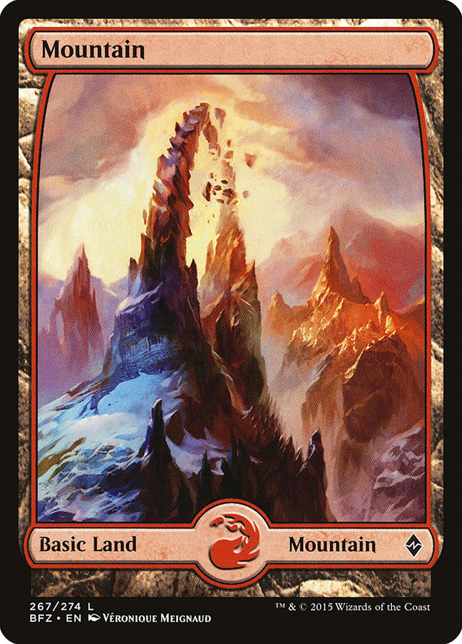 Mountain (267) [Battle for Zendikar] | Gamers Paradise