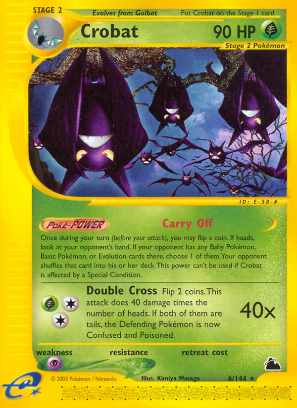 Crobat (6/144) [Skyridge] | Gamers Paradise