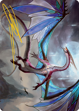 Moonveil Regent Art Card (Gold-Stamped Signature) [Innistrad: Midnight Hunt Art Series] | Gamers Paradise