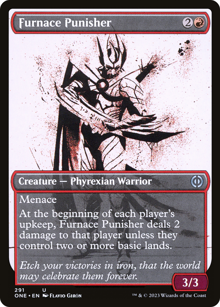 Furnace Punisher (Showcase Ichor) [Phyrexia: All Will Be One] | Gamers Paradise