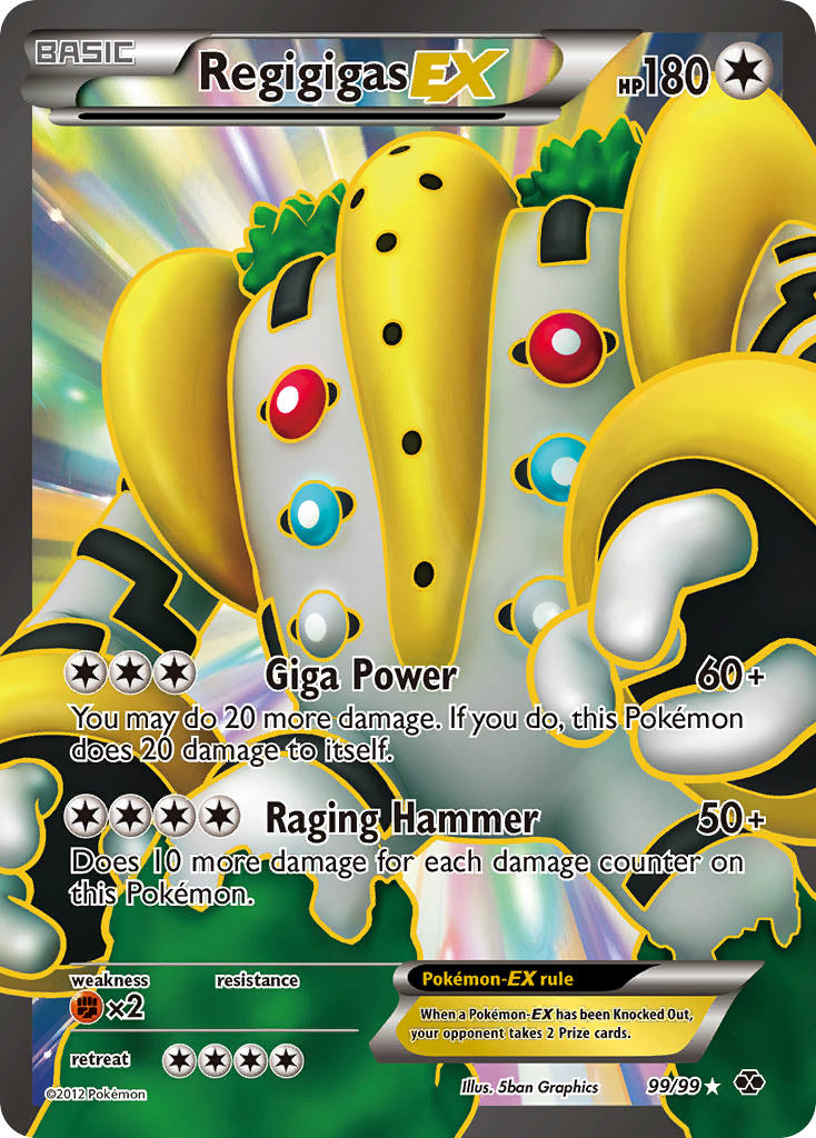 Regigigas EX (99/99) [Black & White: Next Destinies] | Gamers Paradise