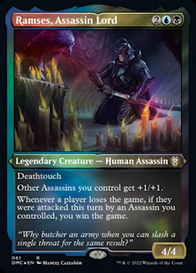 Ramses, Assassin Lord (Foil Etched) [Dominaria United Commander] | Gamers Paradise