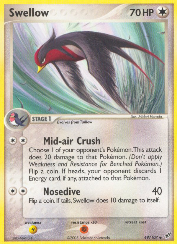 Swellow (49/107) [EX: Deoxys] | Gamers Paradise