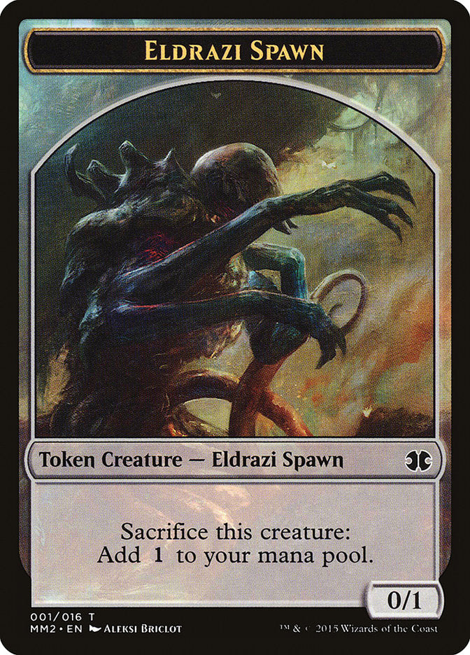 Eldrazi Spawn Token (001/016) [Modern Masters 2015 Tokens] | Gamers Paradise