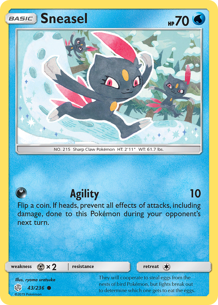 Sneasel (43/236) [Sun & Moon: Cosmic Eclipse] | Gamers Paradise